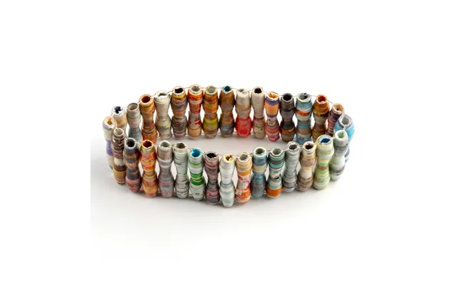 Recycled Plastic Beaded Bracelet