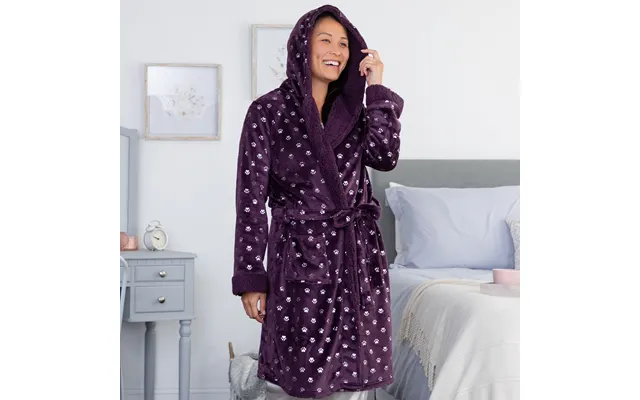 Regal Silver Paws Hooded Robe - 2x