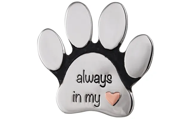 Remembrance Mixed Metals Paw Pin - Always In My Heart