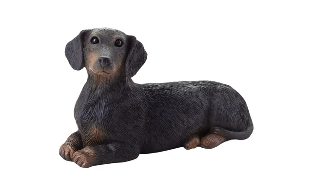 Sandicast Black Dachshund Dog Sculpture