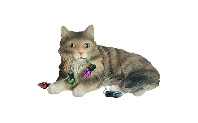 Sandicast Brown Tabby Maine Coon Christmas Ornament