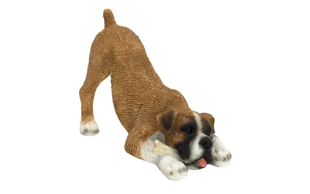 Sandicast Fawn Boxer Dog Sculpture