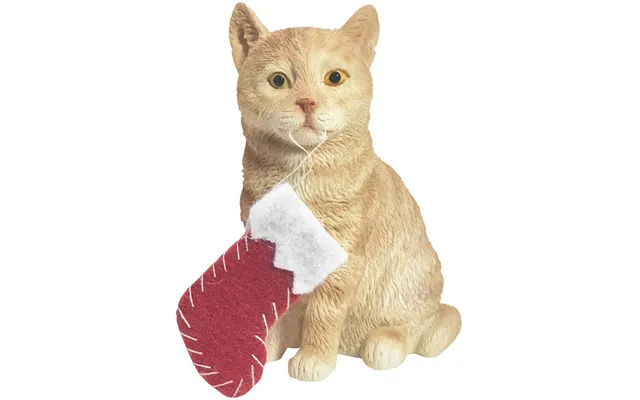 Sandicast Ginger Tabby American Shorthair Cat Christmas Tree Ornament