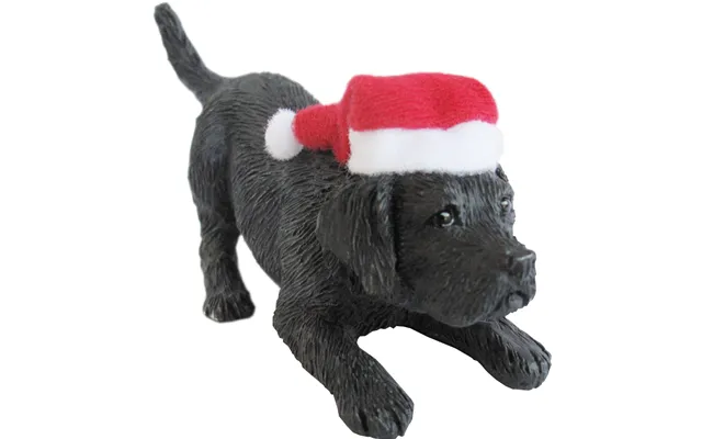 Sandicast Playful Black Labrador Retriever Christmas Ornament