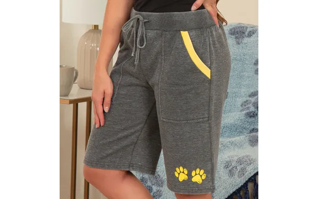 Scribble Paws Burnout Board Shorts - Yellow