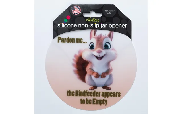 Silicone Jar Opener - Squirrel Empty