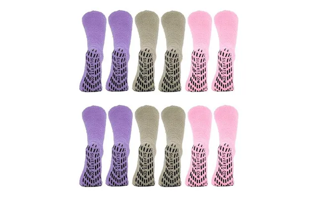 Silverts Slipper Socks - Set Of 6