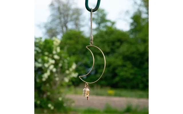 Single Bell Iron Wind Chime - Moon