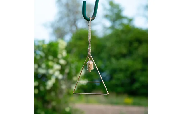 Single Bell Iron Wind Chime - Triangle
