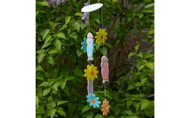 Sisters Handmade Ceramic Chime - Flowers