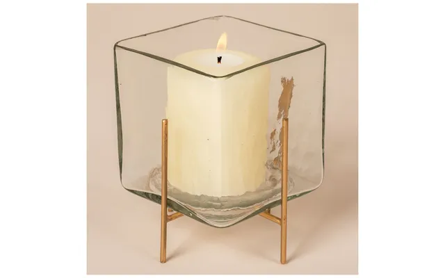Square Glass Tea Light Holder