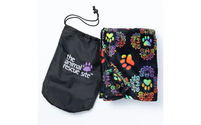 Super Cozy Paw Print Travel Blanket - Decadent Paws