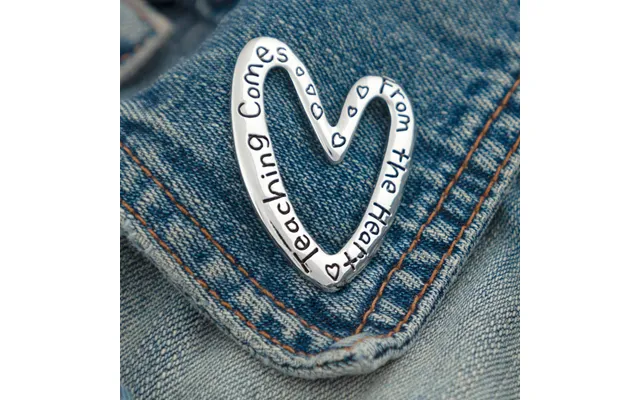 Teaching Comes From The Heart Pin