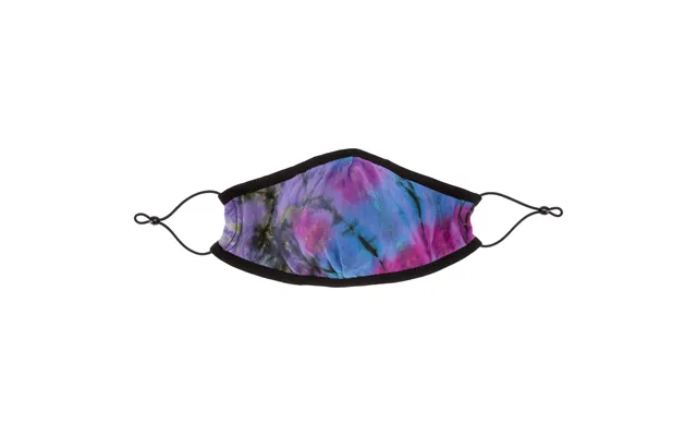 Tie-dye Protected Face Mask - Multicolor Stripes