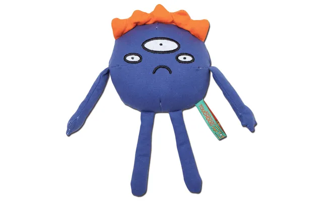 Touchdog Cartoon Alien Monster Plush Dog Toy - Blue