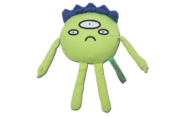 Touchdog Cartoon Alien Monster Plush Dog Toy - Green