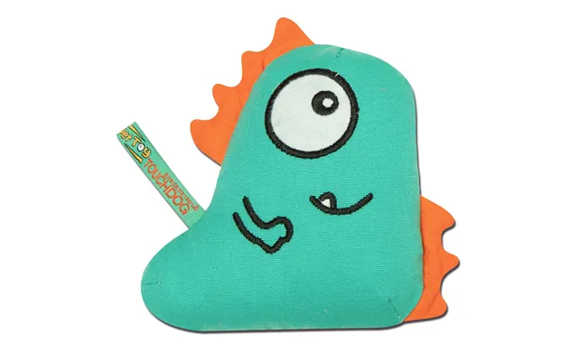 Touchdog Cartoon Monster Plush Dog Toy - Green
