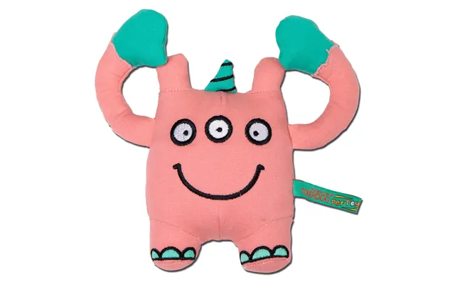 Touchdog Cartoon Three-eyed Monster Plush Dog Toy - Pink