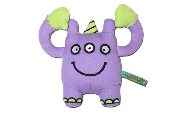 Touchdog Cartoon Three-eyed Monster Plush Dog Toy - Purple