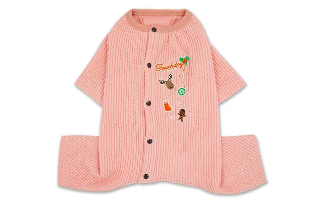 Touchdog Ciesta-luxe Dog Thermal Pajamas - Pink