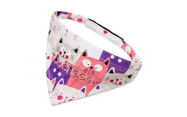 Touchdog Head-popper Dog Bandana - Pink Purple