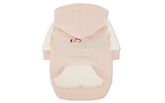 Touchdog Heritage Soft-cotton Dog Hoodie - Pink