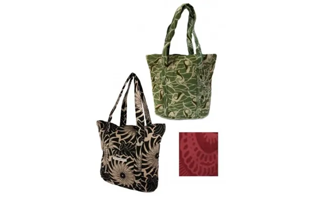 Ugandan Organic Waxcloth Market Tote - Green