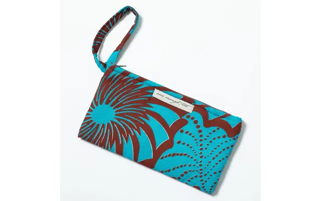 Ugandan Organic Waxcloth Wristlet - Shiva Swirls