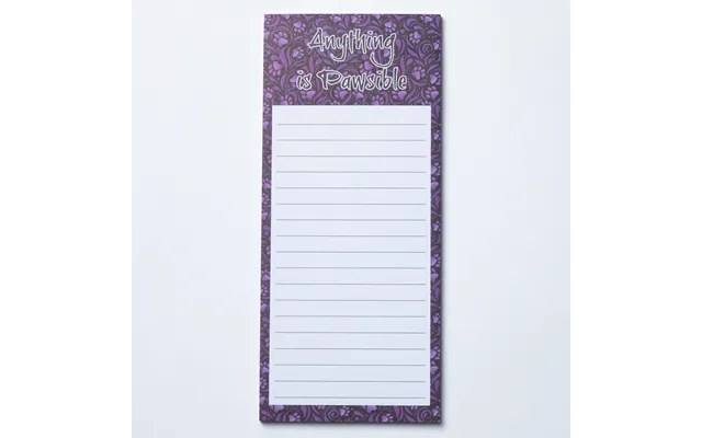 Uplifting Magnetic Notepad - Paw Symphony