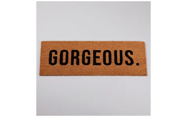 Warm Welcome Coir Door Mat - Gorgeous