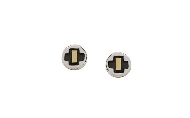 Well Doko Mixed Metal Earrings