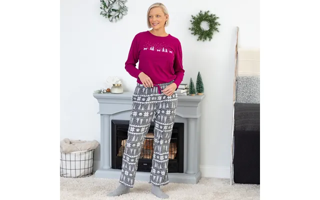 Winter Paw Print Pet Pajama Set - Dog
