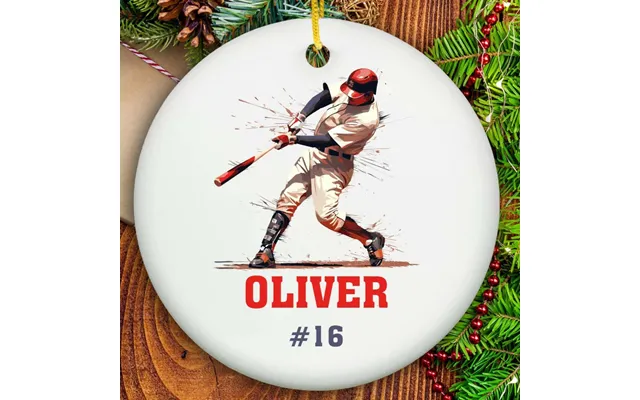Baseball Ornament - Ceramic