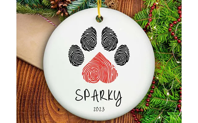 Dog Paw Ornament - Ceramic
