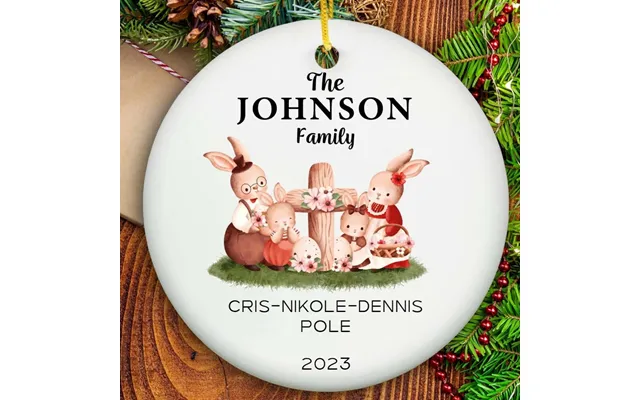 Family Names Ornament - Ceramic