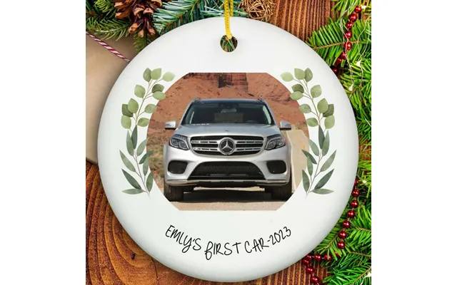 My First Car Ornament - Ceramic