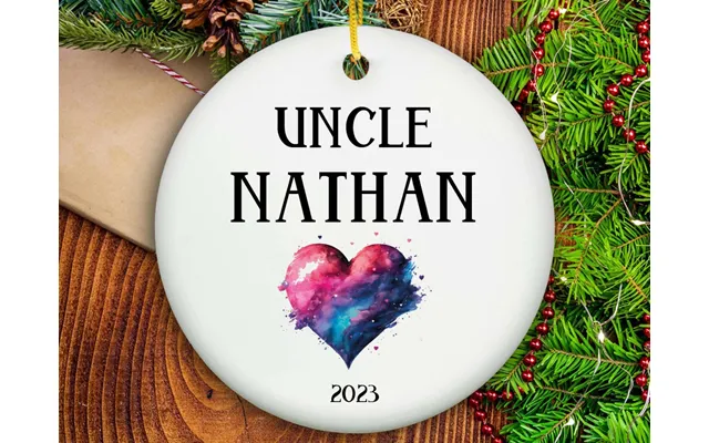 Uncle Christmas Ornament - Ceramic