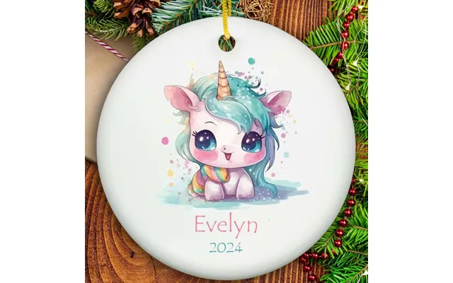 Unicorn Ornament - Ceramic