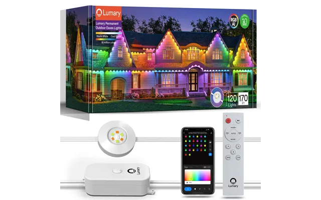 Lumary Rgbai Permanent Outdoor Lights Pro - 120 Led Light 150ft