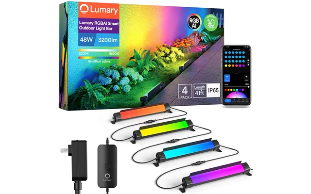 Lumary Rgbai Smart Outdoor Lights Bar 4pack - 1 Pcs