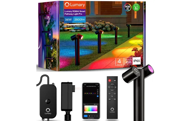 Lumary Smart Rgbai Pathway Lights Pro 4pack - 1 Pcs