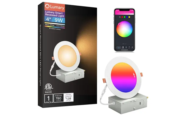 Lumary Wi-fi Smart Canless Recessed Lighting 4 Inch