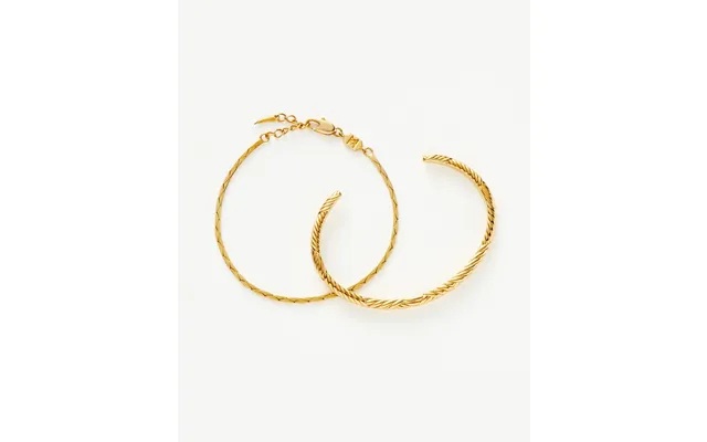 Gemelli Cuff & Cobra Chain Bracelet Set product image