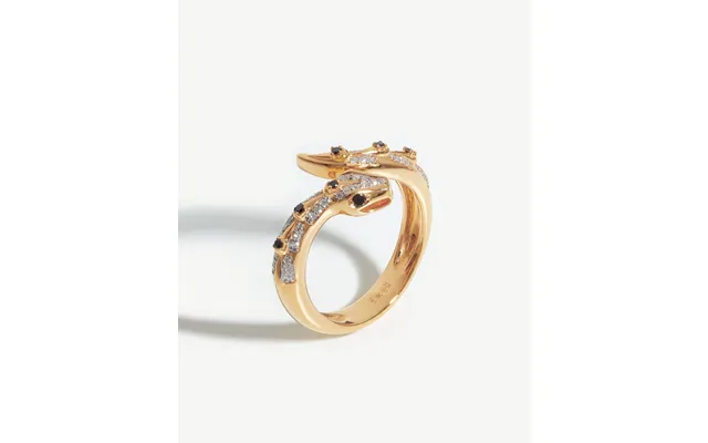 Harris Reed Fine Serpent Ring 14k Solid Gold Diamond product image