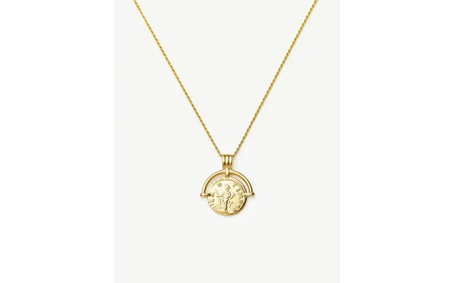 Lucy Williams Long Engravable Roman Arc Coin Necklace
