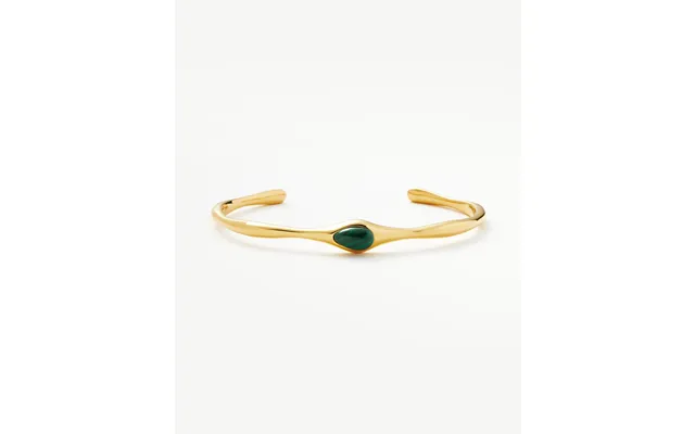 Magma Gemstone Cuff Bracelet 18k Recycled Gold Plating On Brass product image