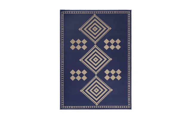 Jute Kilim Kiki Navy Washable Rug 5'x7'