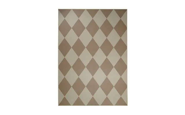 Jute Samara Diamond Natural Washable Rug 5'x7'
