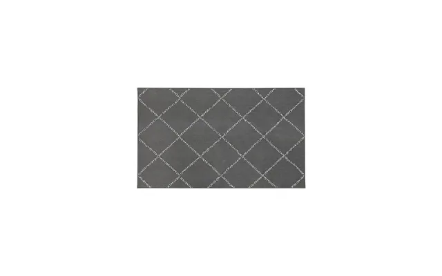 Medina Moroccan Diamond Grey Washable Rug