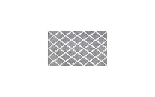 Moroccan Trellis Grey Washable Rug